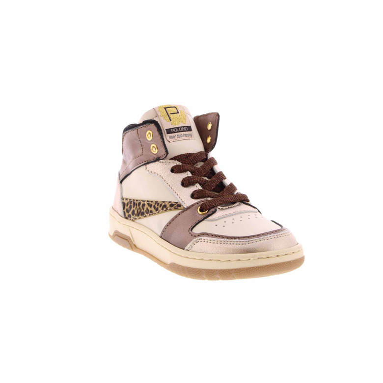 Poldino high shoes brown 2