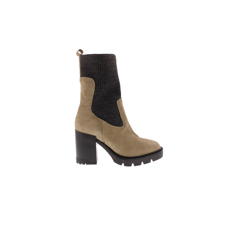 Janet & Janet bottillons taupe 1