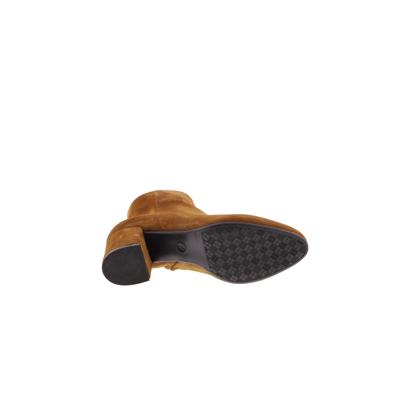 Donna Lei enkellaarsjes cognac 5