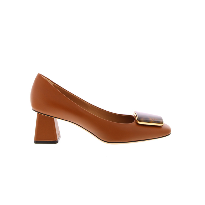 Roberto Festa pumps cognac 1