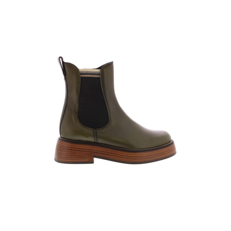 Pertini ankle boots green 1