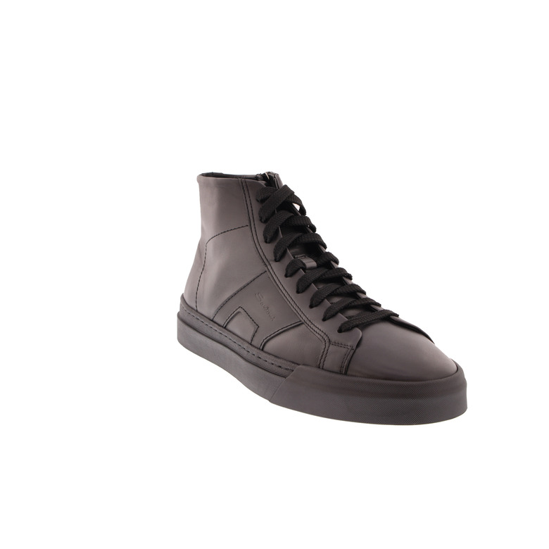 Santoni chaussures hautes gris 2