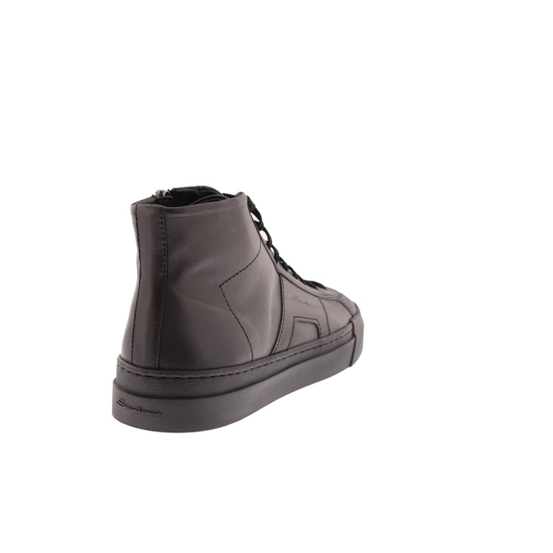 Santoni chaussures hautes gris 4