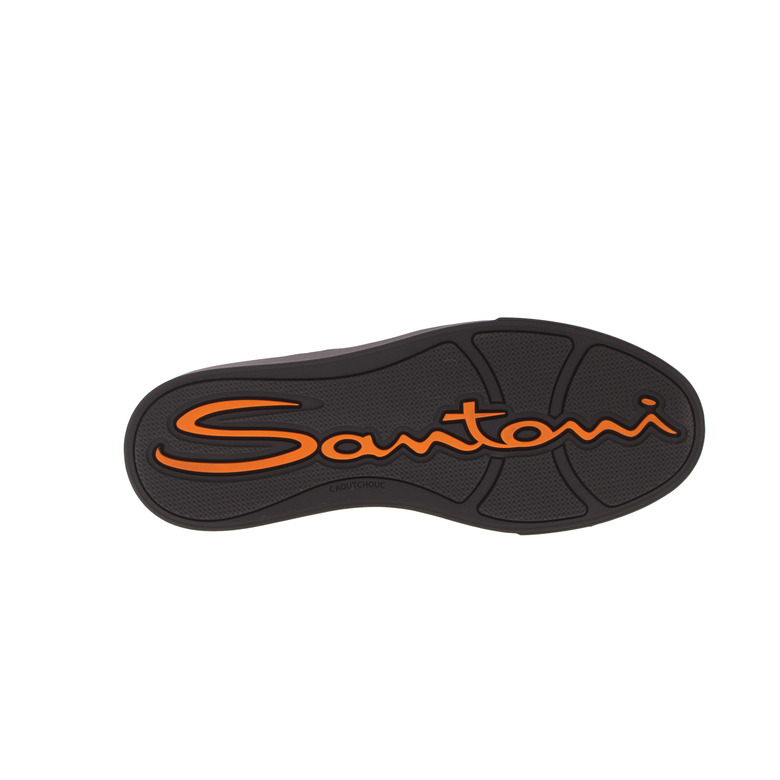 Santoni chaussures hautes gris 5