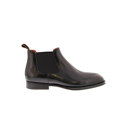 Santoni chaussures hautes noir