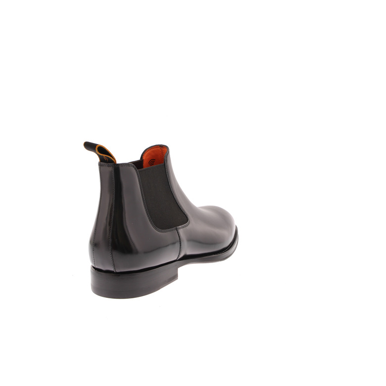 Santoni chaussures hautes noir 4
