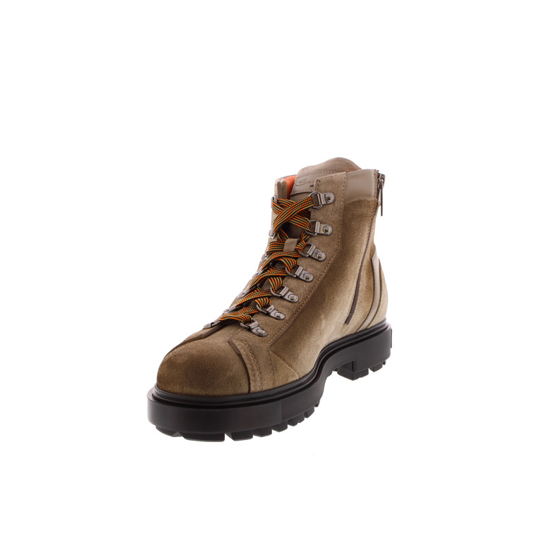 Santoni chaussures hautes taupe 3