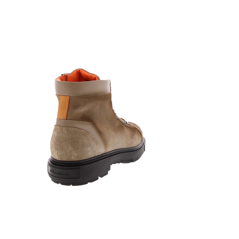 Santoni chaussures hautes taupe 4