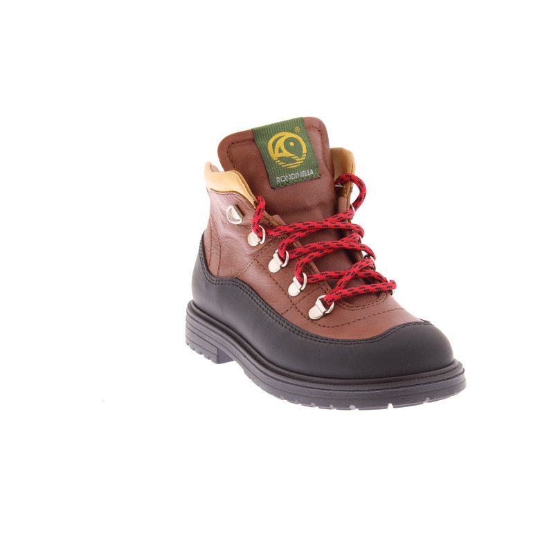 Rondinella hoge schoenen cognac 2