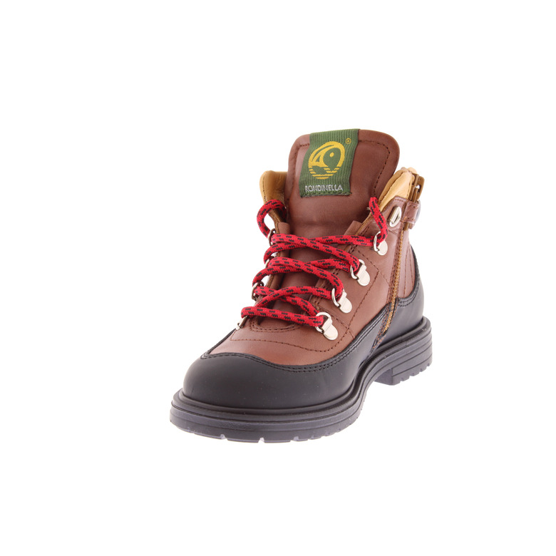 Rondinella hoge schoenen cognac 3