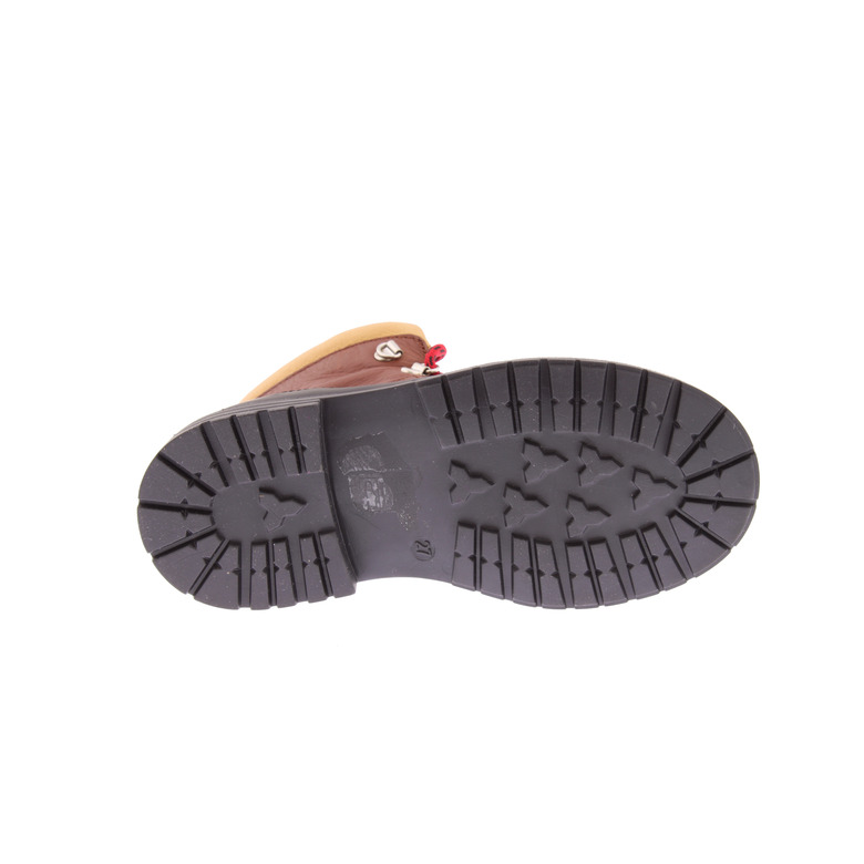 Rondinella hoge schoenen cognac 5