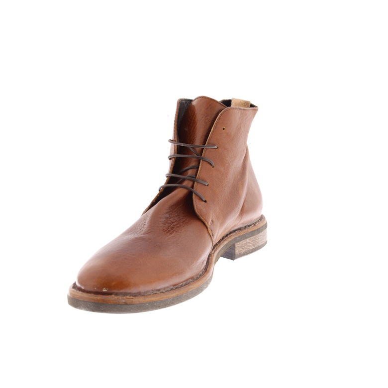 Moma high shoes cognac 3
