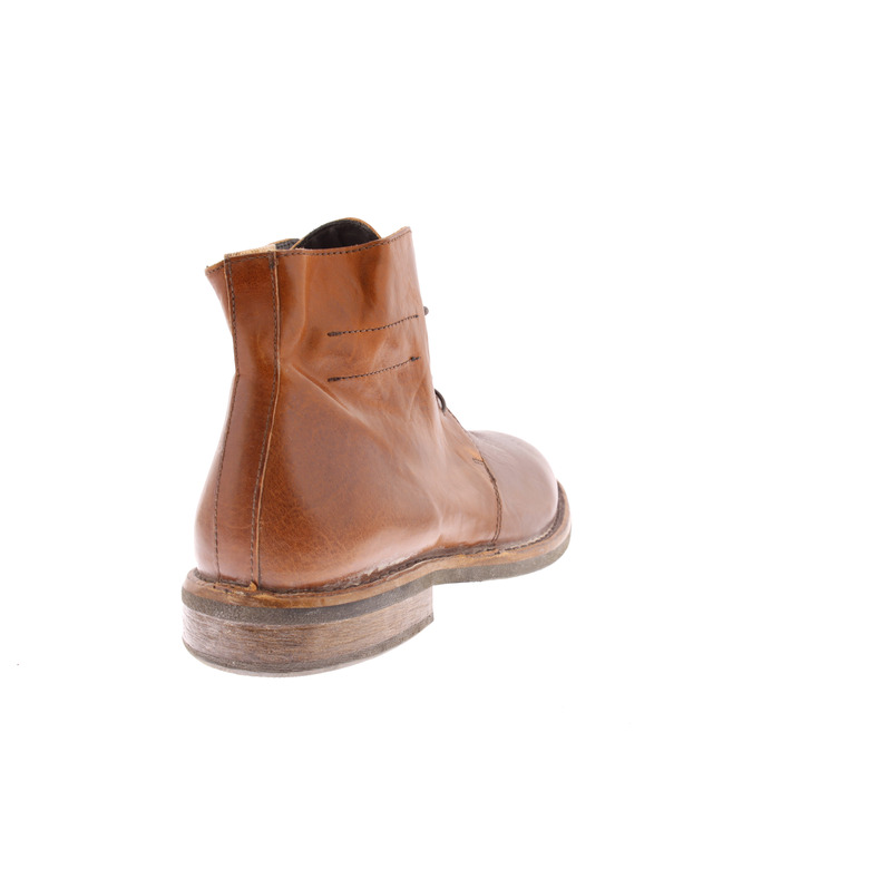 Moma high shoes cognac 4