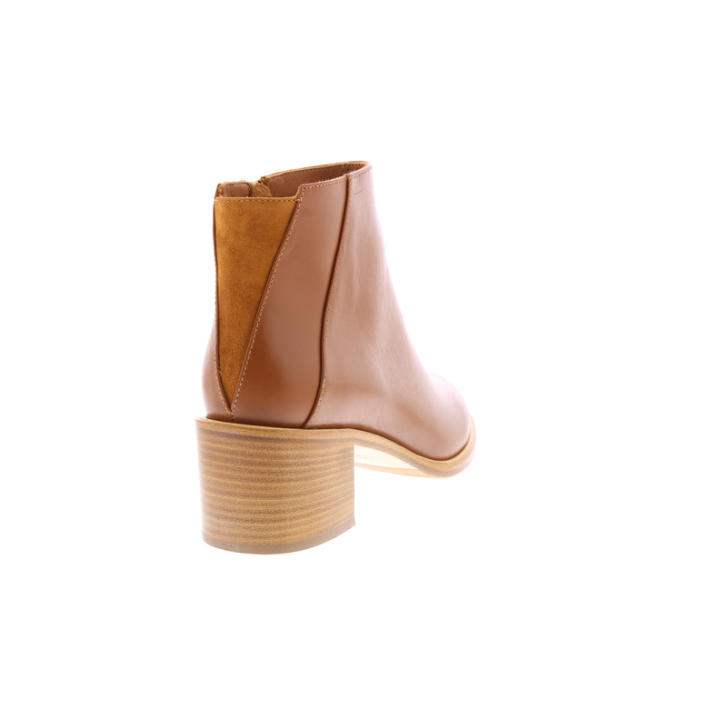 Atelier Content stiefelette cognac 4