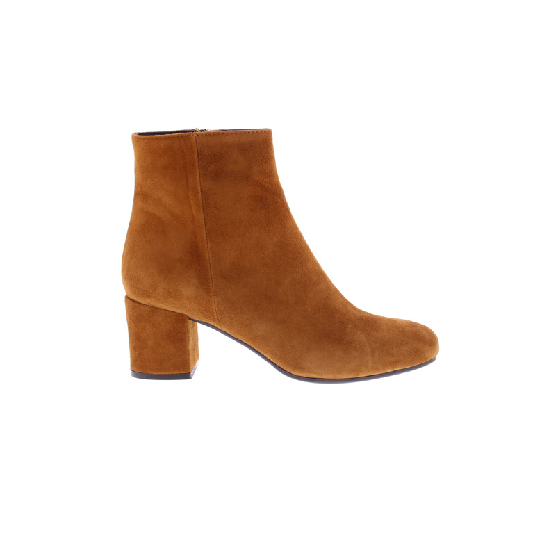 Donna Lei enkellaarsjes cognac 1