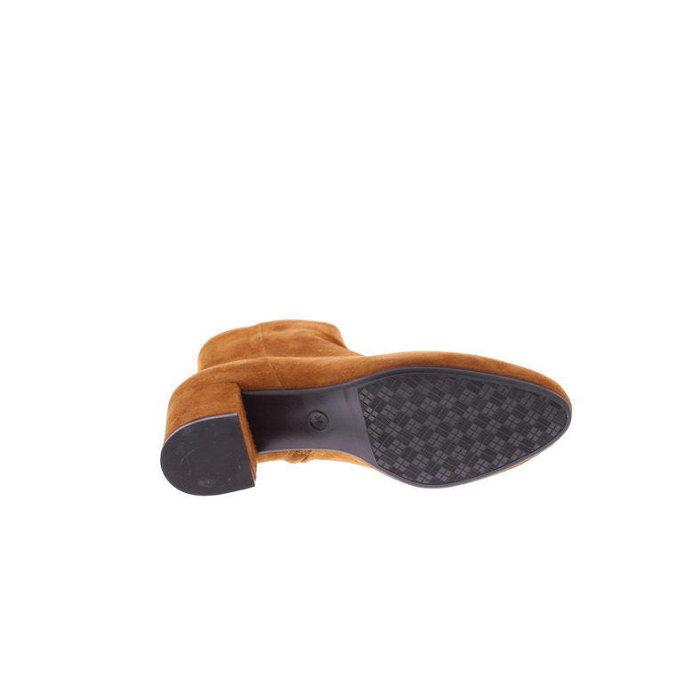 Donna Lei enkellaarsjes cognac 5