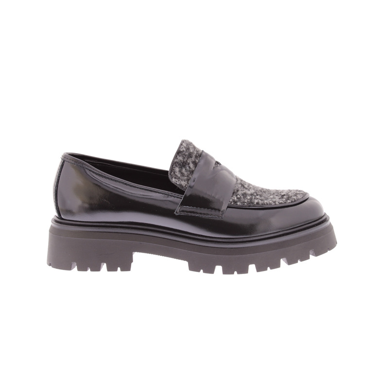 Gianluca Pisati mocassins zwart 1