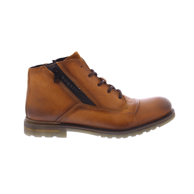 Bugattishoes chaussures hautes cognac 1