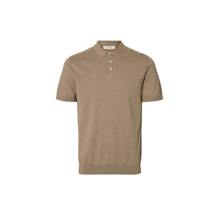 Selected Homme polo lightbrown
