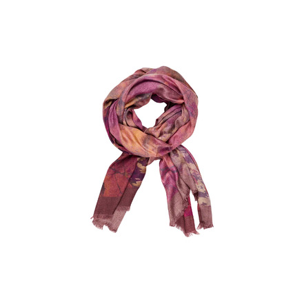 Les Cordes schal bordeaux
