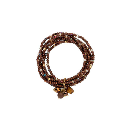 Les Cordes armband braun