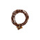 Les Cordes armband braun 1