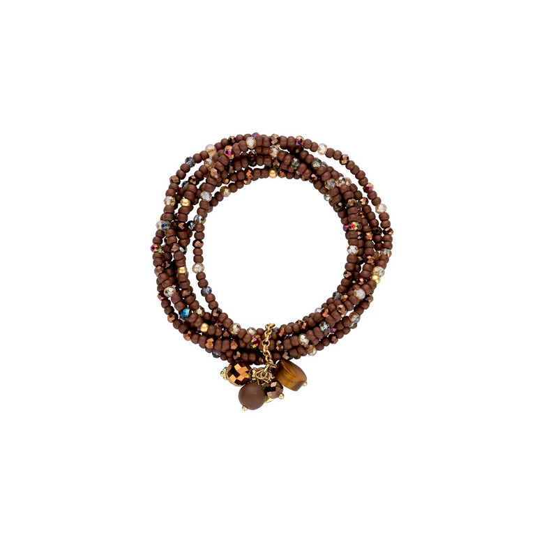 Les Cordes armband braun 1