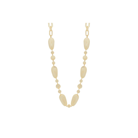 Les Cordes collier blanc