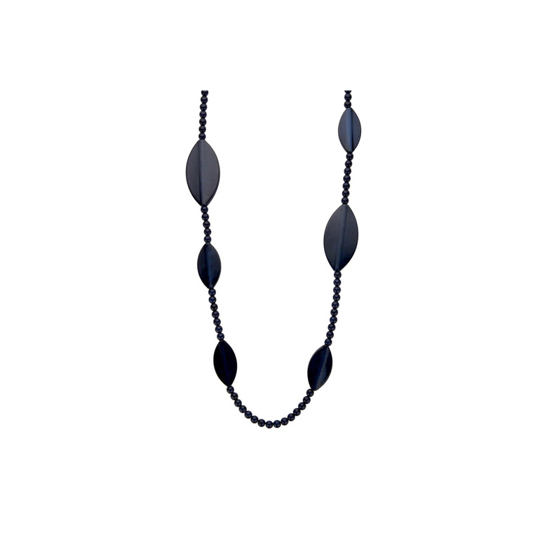 Les Cordes halskette blau 1