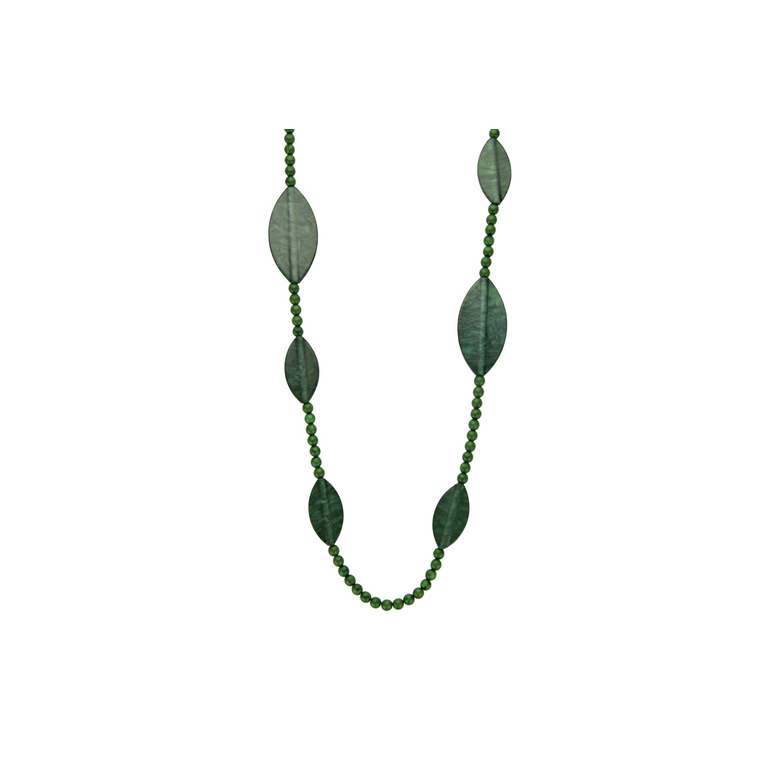 Les Cordes halskette grÜn 1