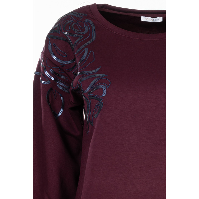 Atmos sweater bordeaux 2