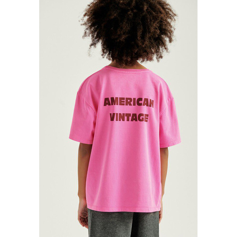 American Vintage t-shirts pink 3