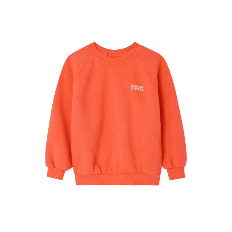 American Vintage sweater orange 1
