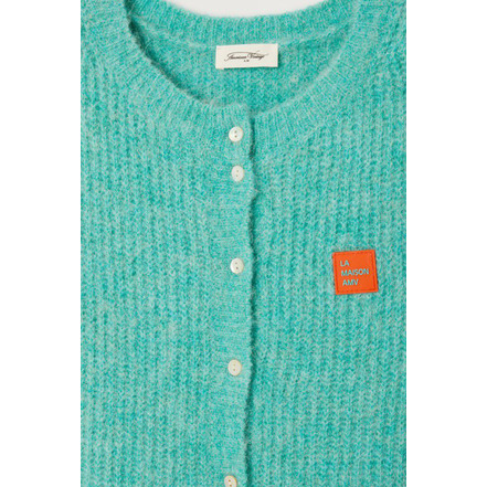 American Vintage strickjacke grÜn