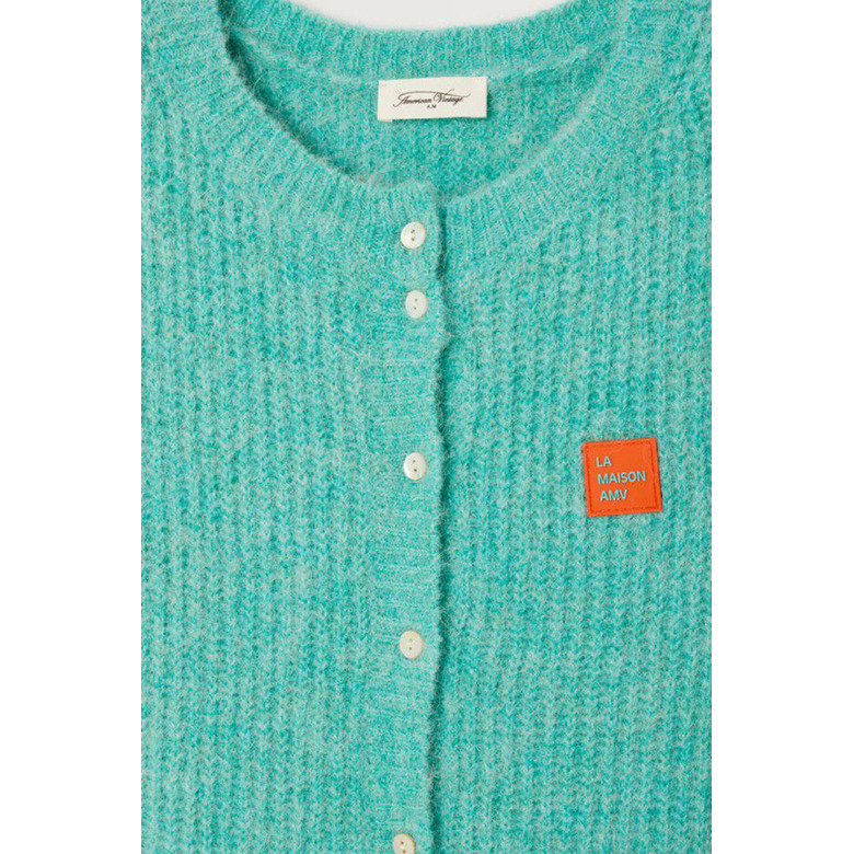 American Vintage cardigan green 2
