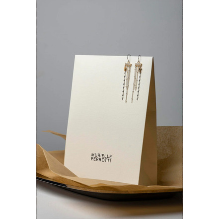 Murielle Perrotti ohrringe silber