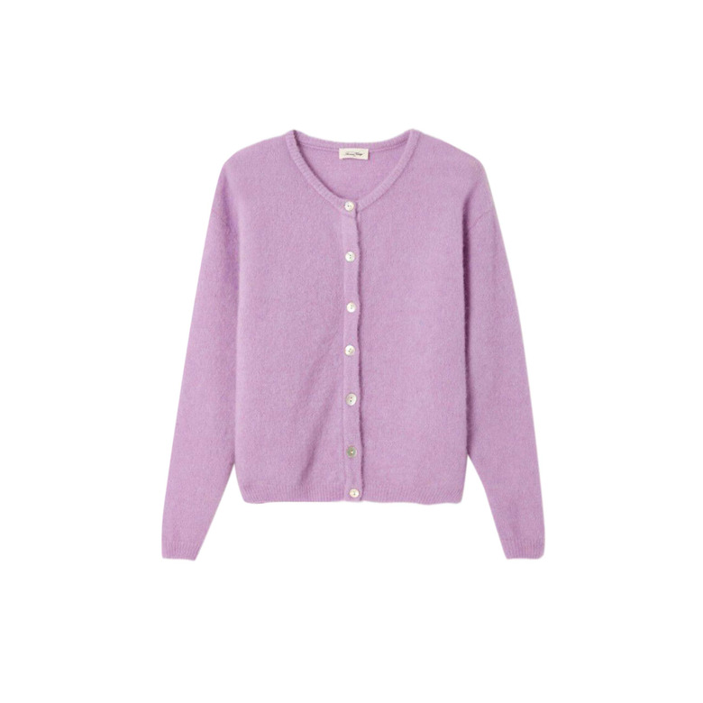 American Vintage strickjacke violett 1