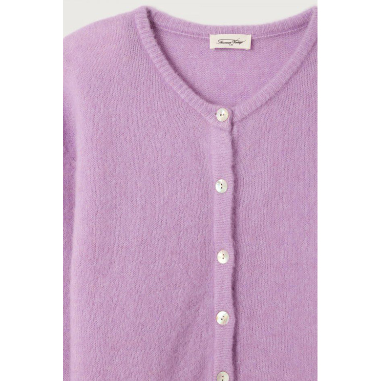 American Vintage strickjacke violett 2