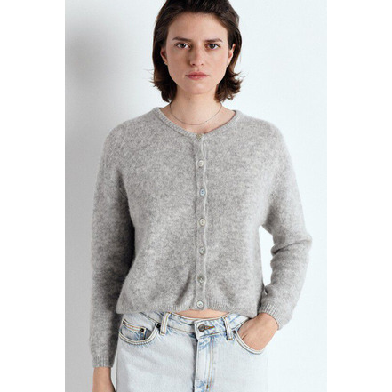 American Vintage strickjacke grau