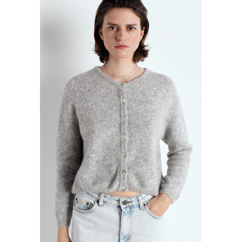 American Vintage strickjacke grau 2