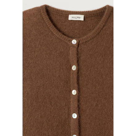 American Vintage cardigan bruin