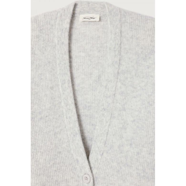 American Vintage strickjacke grau 2