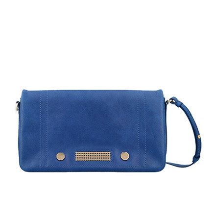 Clio Goldbrenner umhängetasche blau