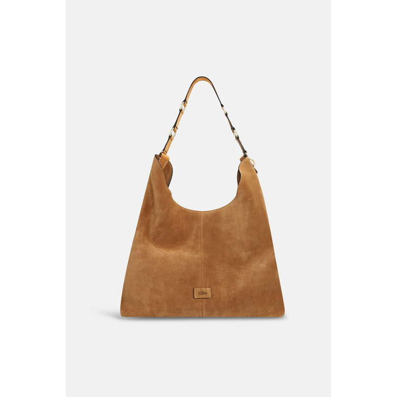 Clio Goldbrenner schultertasche braun 3