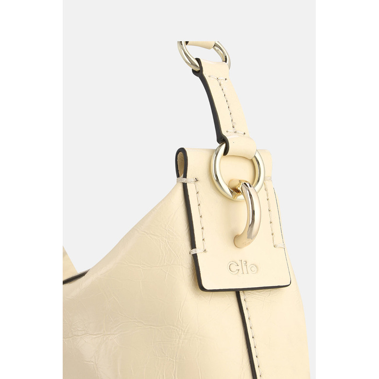 Clio Goldbrenner schultertasche ecru 4