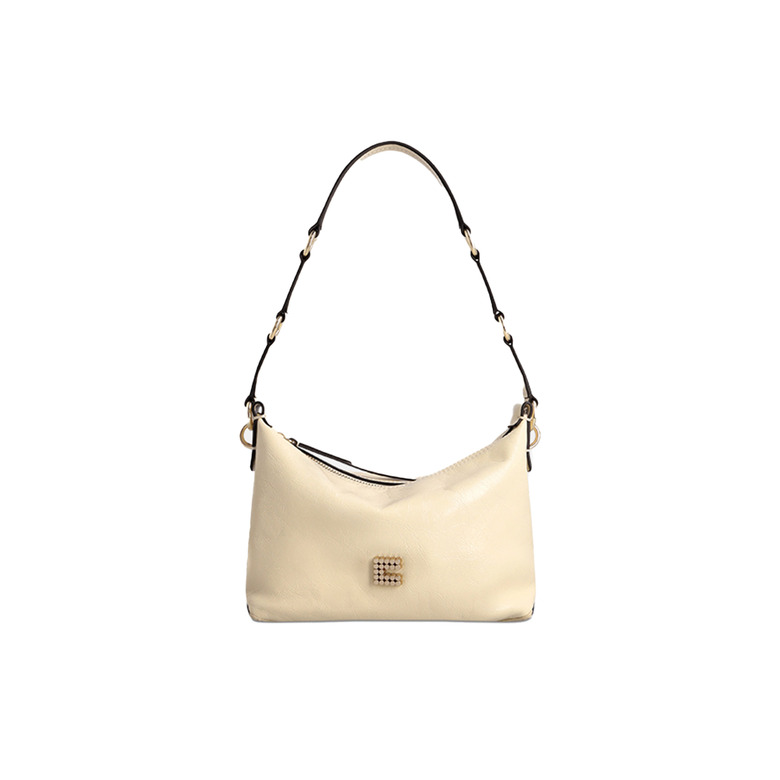 Clio Goldbrenner sac porté épaule ecru 1
