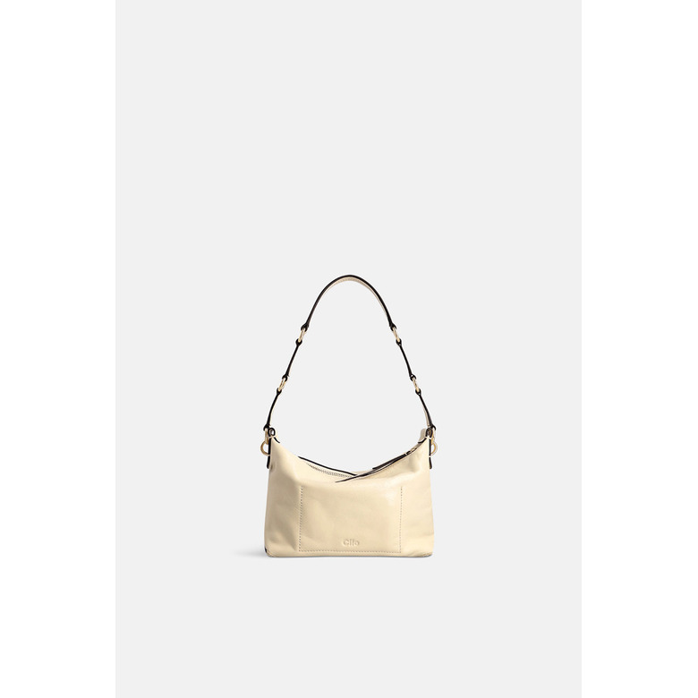 Clio Goldbrenner sac porté épaule ecru 3