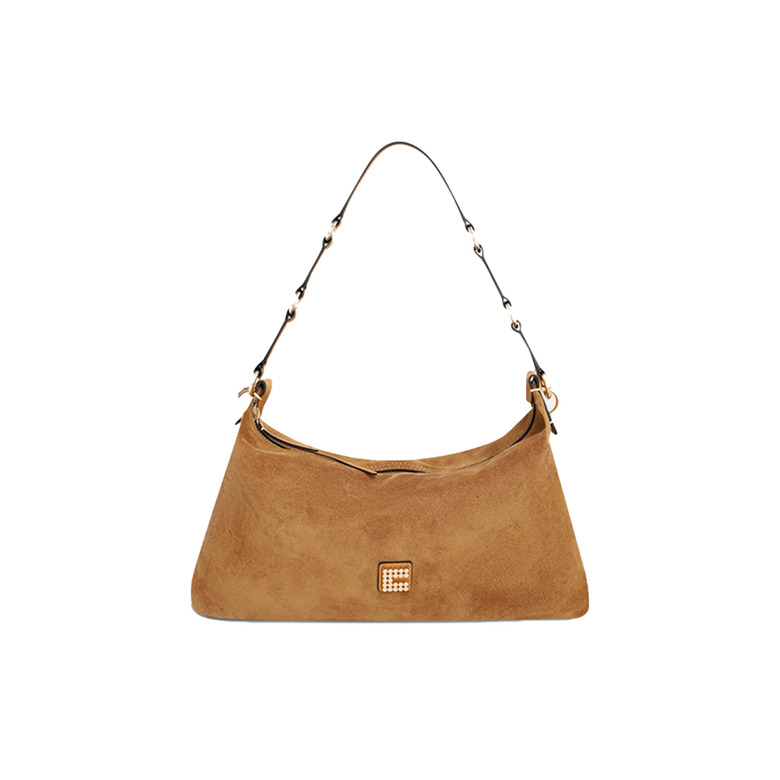 Clio Goldbrenner sac porté épaule brun 1