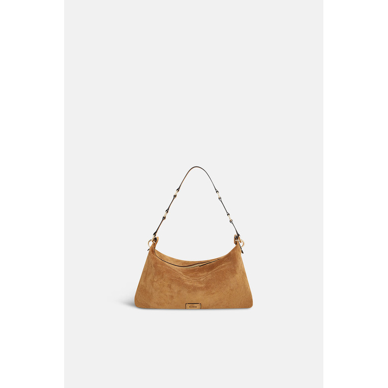 Clio Goldbrenner sac porté épaule brun 3