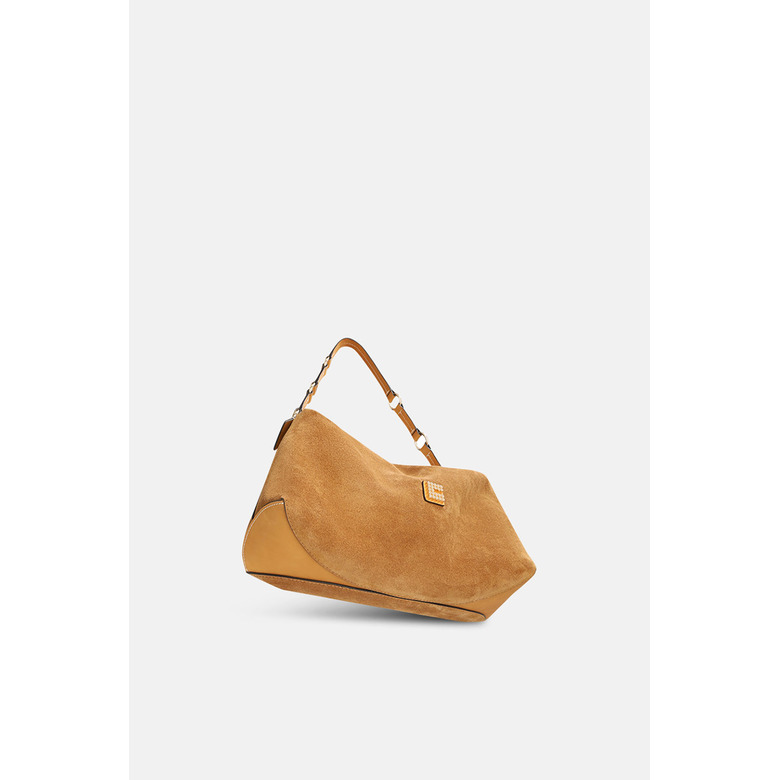 Clio Goldbrenner sac porté épaule brun 5